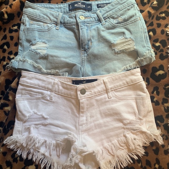 mix of american eagle and hollister shorts